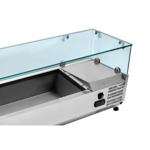 Saladette Hladilna Vitrina 6 x GN 1/4 Dynasteel: Optimalna organizacija v kuhinji