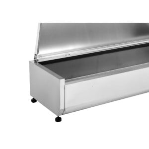 Saladette Hladilna za Polaganje Pokrov Inox - 6 x GN 1/3 - Dynasteel