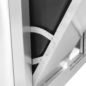 Pohištvo Potop 1 Korito z Zadnjo ploščo in Koš za smeti - 1200 x 600 mm - Dynasteel