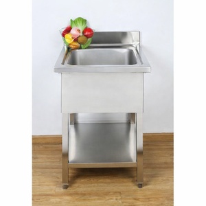 Potopite 1 korito z naslonom in polico - L 600 x P 700 mm - Dynasteel