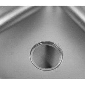 Potopite 1 korito z naslonom in polico - L 600 x P 700 mm - Dynasteel