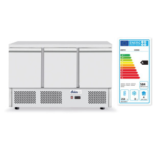 Pultni hladilnik z tremi vrati Kitchen Line 380 L - Znamka HENDI - Fourniresto