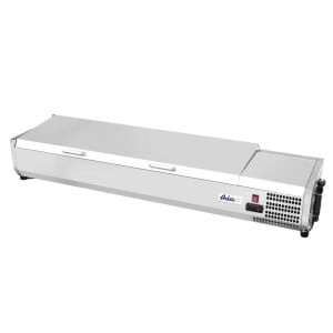 Hladilna vitrina z inox pokrovom - 4 x GN 1/3