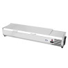 Hladilna vitrina z inox pokrovom - 6 x GN 1/3