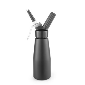 Sifon za stepanje smetane Kitchen Line črne barve