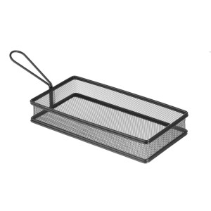 Košarica za mini črne pomfrije - 255 x 135 mm