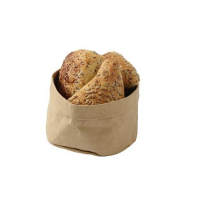 Vrečka iz kraft papirja, naravna barva - 170 x 170 mm