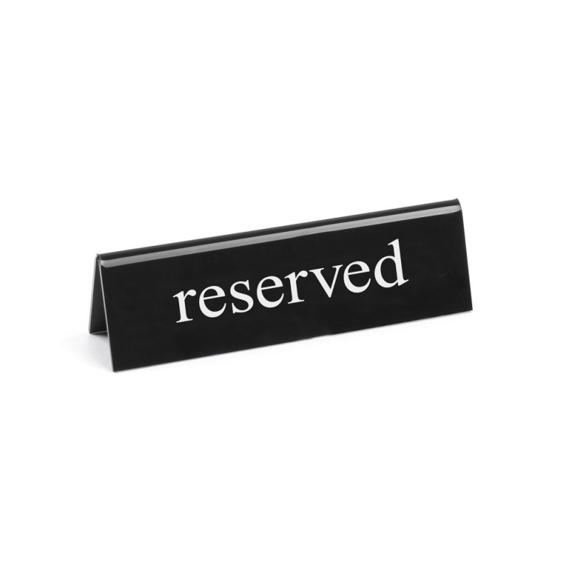 Chevalet de table réservé - Marque HENDI - Fourniresto Chevalet de table réservé - Marque HENDI - Fourniresto