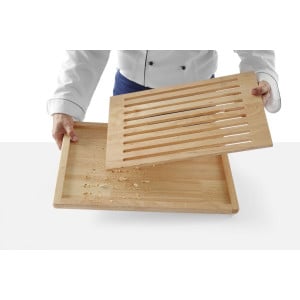 Deska za rezanje kruha z odstranjevalcem drobtin - 475 x 322 mm