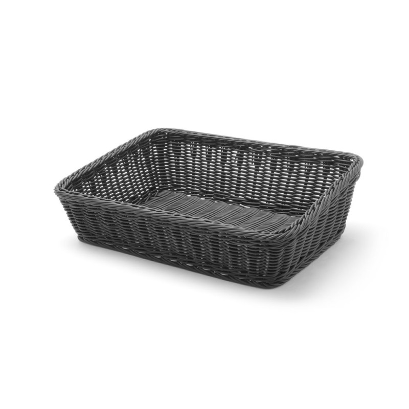 Black Rectangular Bread Basket - 400 x 300 mm Black Rectangular Bread Basket - 400 x 300 mm