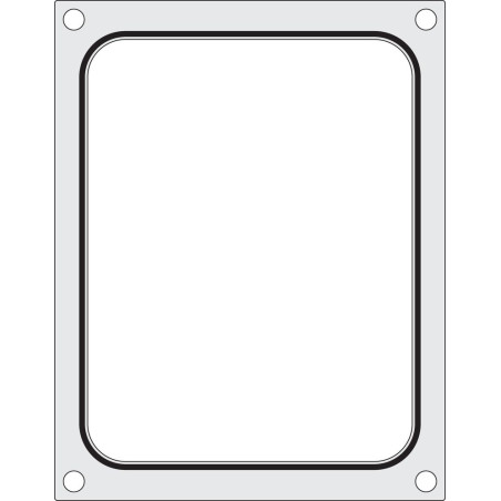 Matrice de Scellage pour Scelleuse Manuelle - 227 x 178 mm - Hendi