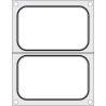 Sealing Matrix for Manual Sealer - 2 Compartments 178 x 113 mm - Hendi