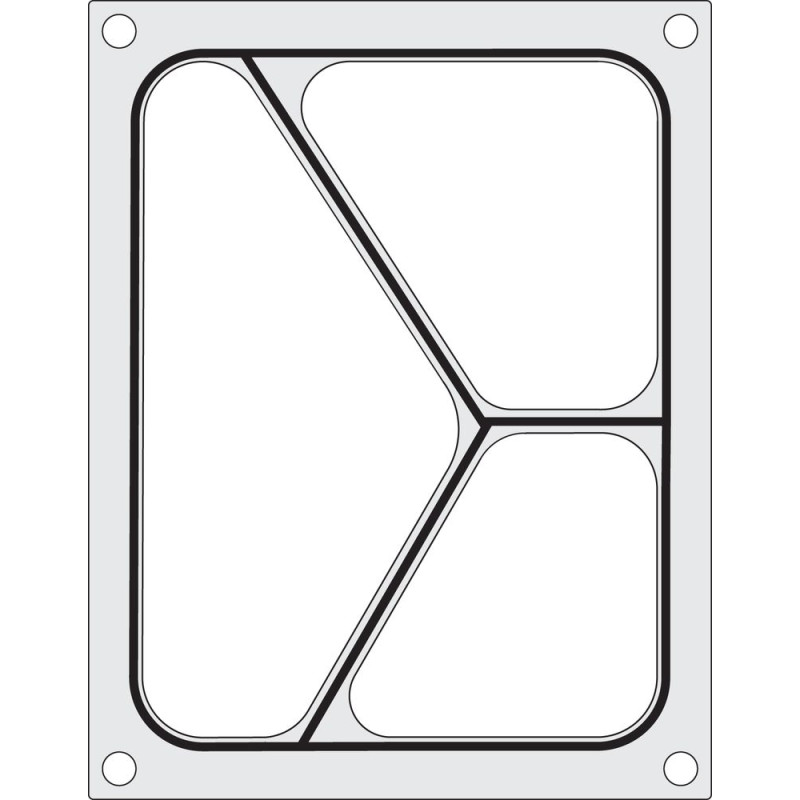 Matrice de Scellage Pour Scelleuse Manuelle - 3 Compartiments - Hendi Matrice de Scellage Pour Scelleuse Manuelle - 3 Compartiments - Hendi