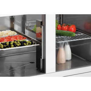 Saladette - 2 x 1/1 GN + 3 x 1/6 GN - 2 Vrata