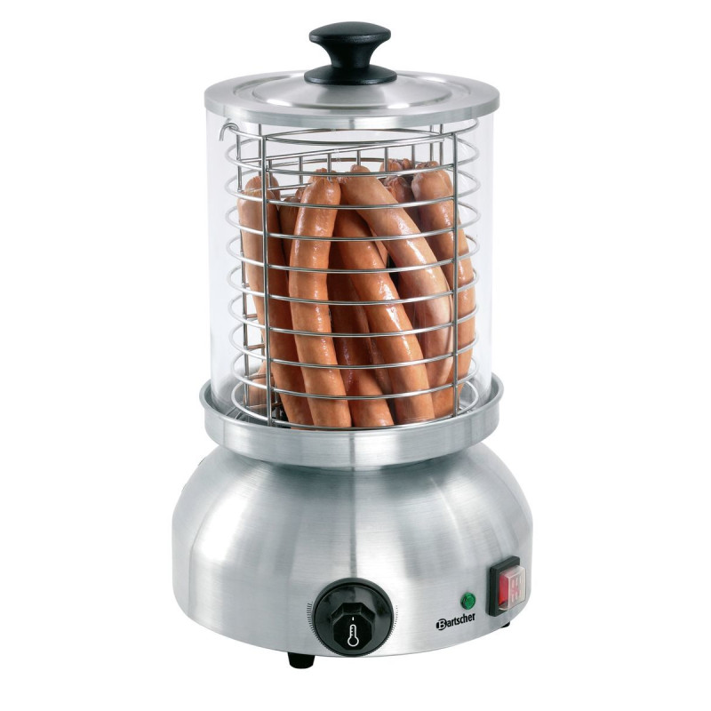 Hot Dog Warmer with Round Base Hot Dog Warmer with Round Base