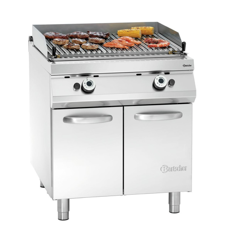 Professional Bartscher Series 900 gas lava stone grill - Grille V Professional Bartscher Series 900 gas lava stone grill - Grille V
