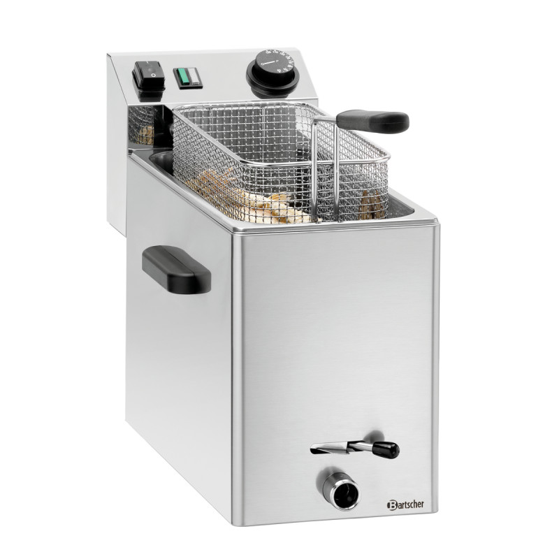 Electric fryer "SNACK XL" with Drain Valve - 8L Bartscher Electric fryer "SNACK XL" with Drain Valve - 8L Bartscher