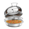 Chafing Dish Fleksibilni okrogli s pokrovom, odstranljiv - 6,2 L - Bartscher