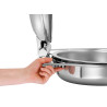 Chafing Dish Fleksibilni okrogli s pokrovom, odstranljiv - 6,2 L - Bartscher