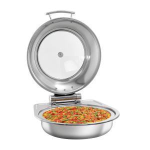 Chafing Dish Fleksibilni okrogli s pokrovom, odstranljiv - 6,2 L - Bartscher