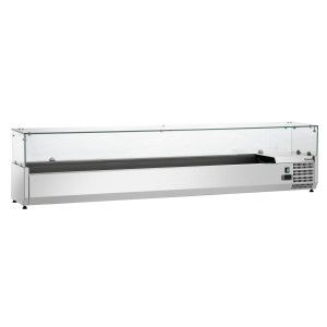 Saladette za postavitev - 10 x GN 1/4