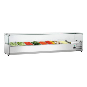 Saladette za postavitev - 8 x GN 1/3
