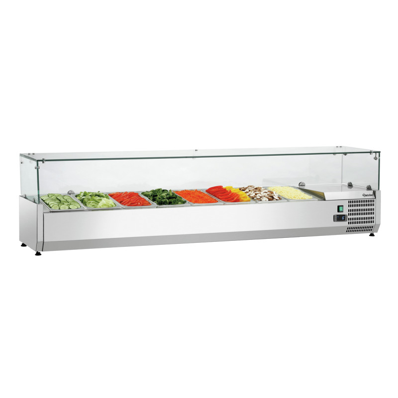 Saladette za postavitev - 8 x GN 1/3