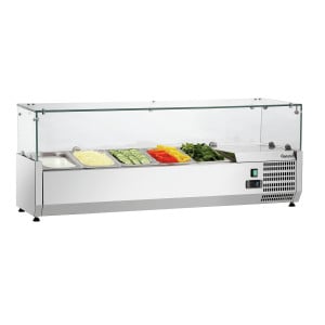 Saladette za postavitev - 5 x GN 1/4 - Bartscher