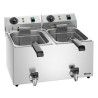 Friteza SNACK IV Plus Bartscher | Dvojna posoda, 190°C optimalno