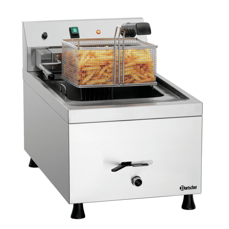 Fryer 12L-10 Bartscher: Robust economical electric fryer. Fryer 12L-10 Bartscher: Robust economical electric fryer.