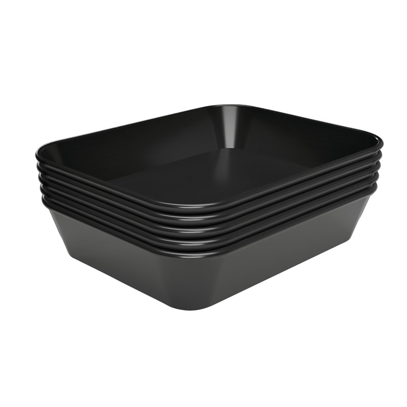 Plat de présentation professionnel en mélamine noire - Bartscher Plat de présentation professionnel en mélamine noire - Bartscher