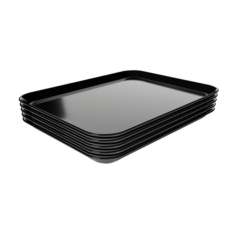 Črn predstavitveni krožnik iz melamina 210x280 mm Bartscher - Eleganca in profesionalnost v kuhinji Črn predstavitveni krožnik iz melamina 210x280 mm Bartscher - Eleganca in profesionalnost v kuhinji