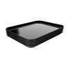 Črn predstavitveni krožnik iz melamina 210x280 mm Bartscher - Eleganca in profesionalnost v kuhinji
