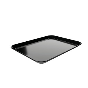 Črn predstavitveni krožnik iz melamina 210x280 mm Bartscher - Eleganca in profesionalnost v kuhinji