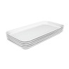 Predstavitvena plošča Bartscher 150x300 mm iz belega melamina - Komplet 5