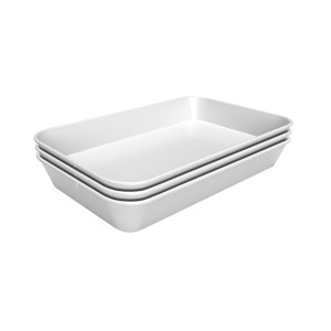 Pladenj za predstavitev 280x420 v beli melamini | Bartscher