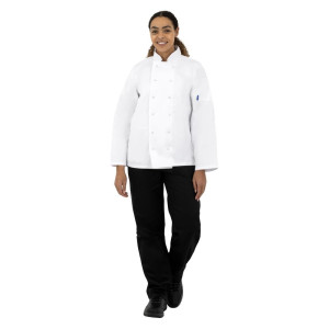 Kuhinjska delovna halja Vegas z dolgimi rokavi - bela - velikost XL - Whites Chefs Clothing - Fourniresto