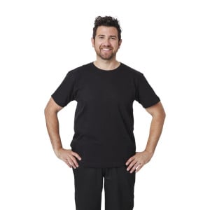 Majica Mixte Črna - Velikost L - FourniResto - Fourniresto