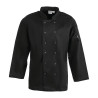 Črna mešana kuharska jakna z dolgimi rokavi Vegas - velikost M - Whites Chefs Clothing - Fourniresto