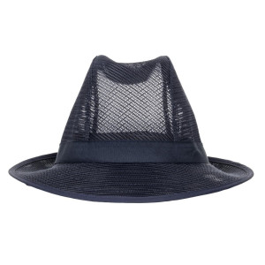 Klobuk Trilby v mornarsko modri barvi s čipko - velikost L 590 mm - FourniResto - Fourniresto