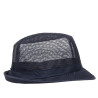 Klobuk Trilby v mornarsko modri barvi s čipko - velikost L 590 mm - FourniResto - Fourniresto