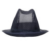 Klobuk Trilby v mornarsko modri barvi s čipko - velikost L 590 mm - FourniResto - Fourniresto