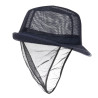 Klobuk Trilby v mornarsko modri barvi s čipko - velikost L 590 mm - FourniResto - Fourniresto