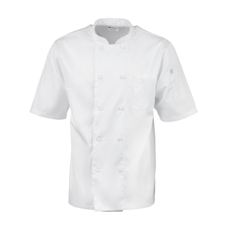 Veste De Cuisine Mixte Blanche Montreal Cool Vent - Taille Xl - Chef Works - Fourniresto Veste De Cuisine Mixte Blanche Montreal Cool Vent - Taille Xl - Chef Works - Fourniresto