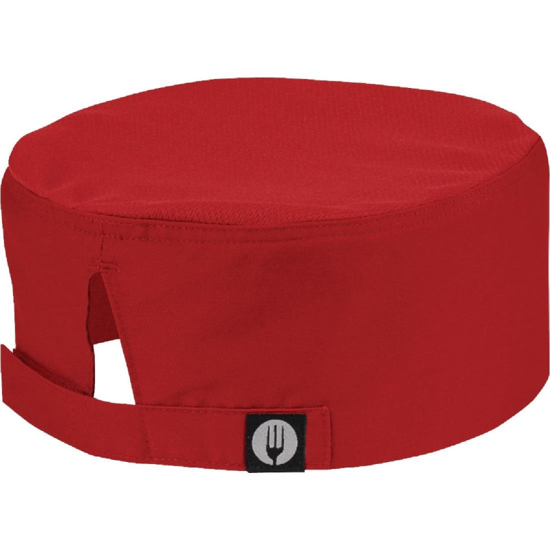 Cool Vent Rouge Kitchen Skull Cap - One Size - Chef Works - Fourniresto Cool Vent Rouge Kitchen Skull Cap - One Size - Chef Works - Fourniresto