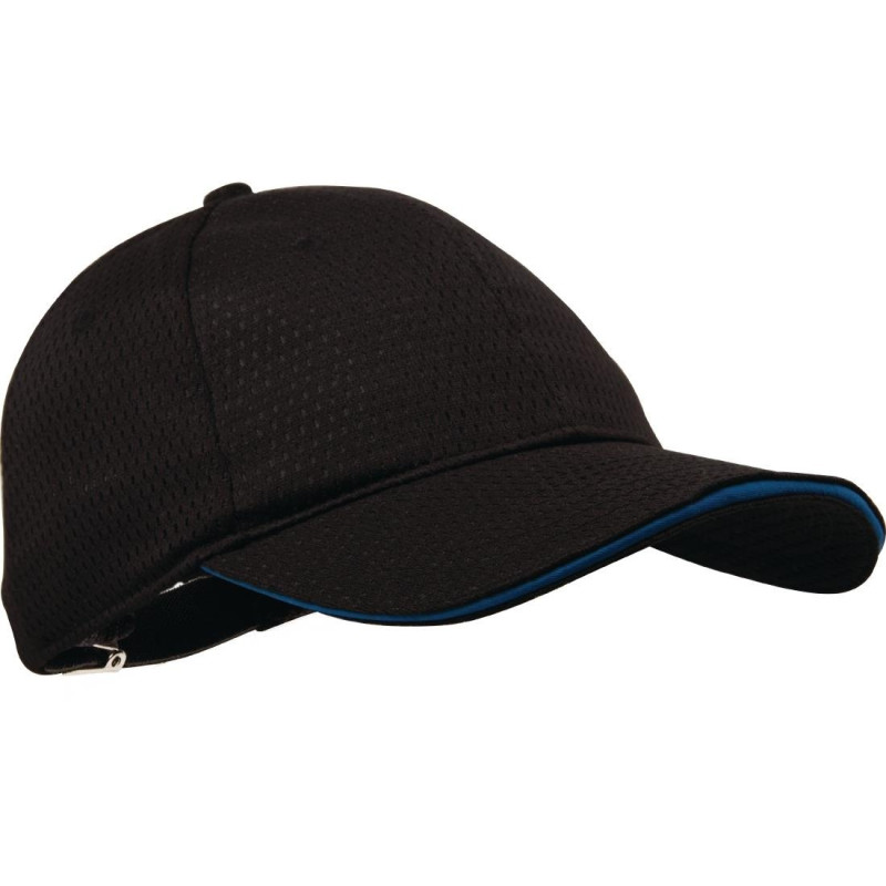 Baseball kapica Cool Vent črna z modrim robom iz polikotona - enotna velikost - Chef Works - Fourniresto Baseball kapica Cool Vent črna z modrim robom iz polikotona - enotna velikost - Chef Works - Fourniresto