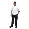 Bele kratke kuharske srajce Boston - velikost XL - Whites Chefs Clothing - Fourniresto