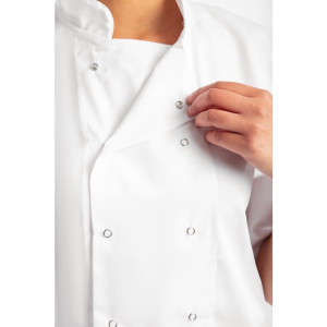 Bele kratke kuharske srajce Boston - velikost XL - Whites Chefs Clothing - Fourniresto
