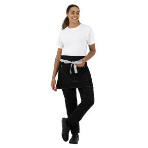 Predpasnik natakarja kratki denim črn Southside 400 x 760 mm - Whites Chefs Clothing - Fourniresto