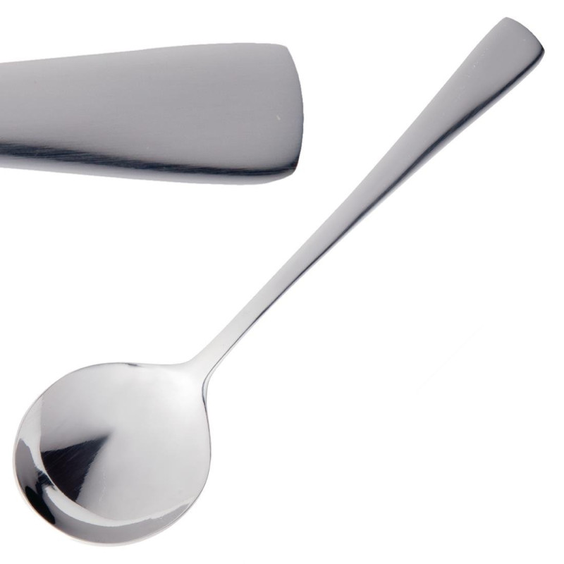 Clifton Stainless Steel Soup Spoon - Set of 12 - Olympia - Fourniresto Clifton Stainless Steel Soup Spoon - Set of 12 - Olympia - Fourniresto